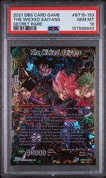 The Wicked Saiyans BT15-153 Secret Rare Saiyan Showdown