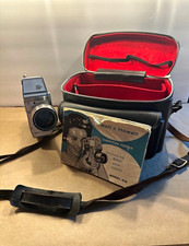 VTG Bell Howell Director Series 416 8mm Movie Camera Zoom Slow Mo Case Manual