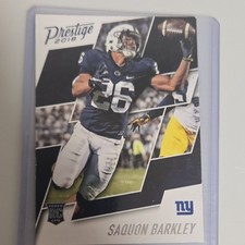 2018 Panini Prestige Rookie #261 Saquon Barkley New York Giants Football Card. rookie card picture