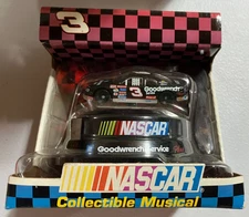 DALE EARNHARDT #3 NASCAR Race Car Die Cast Collectible Musical TREVCO 