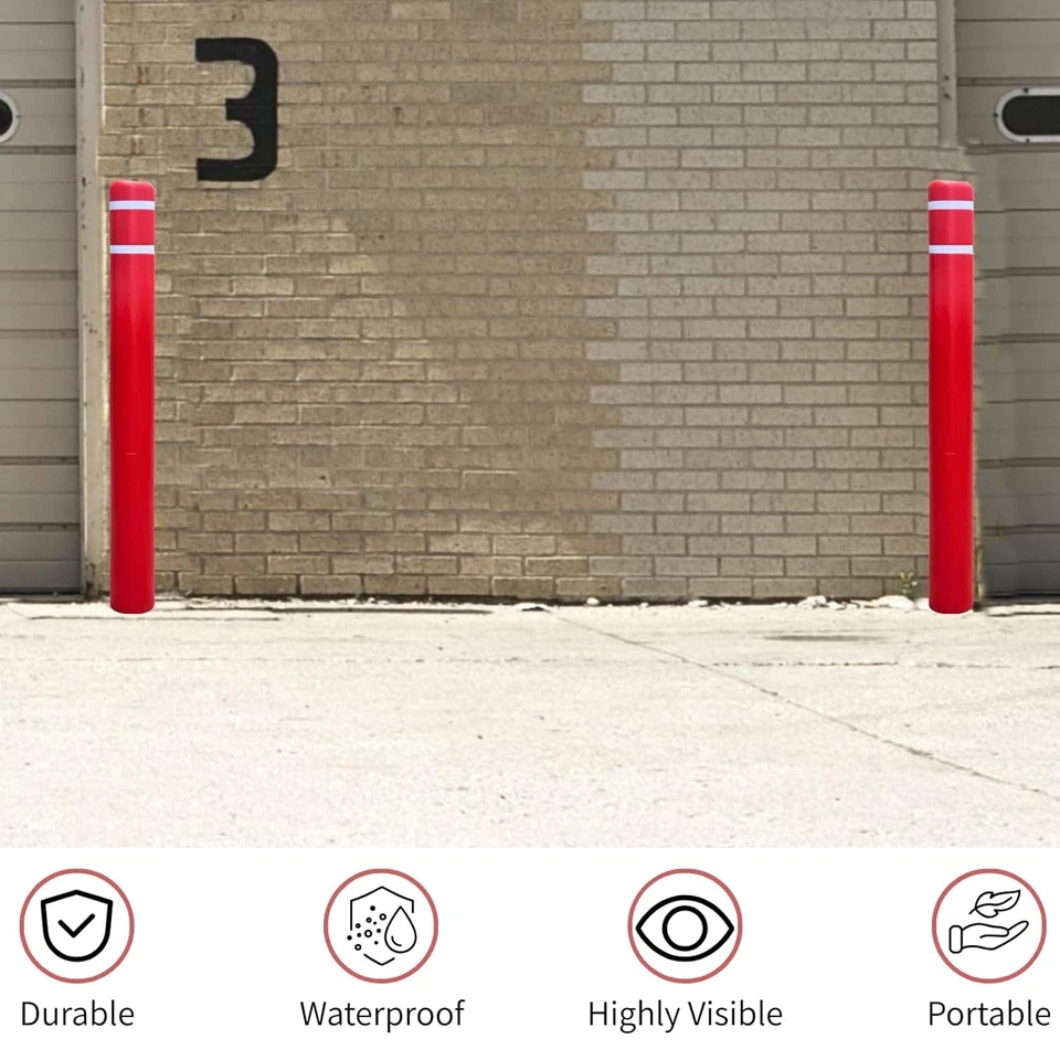 Bollard Cover Anti-Collision – Universal Fit for Dock and Parking Lot - Image 2 of 4