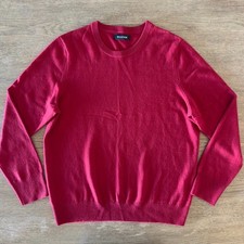 Naadam The Original 100 Cashmere Crewneck Pullover Sweater-Men's Size Large-Red