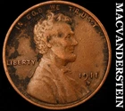 1911-D Lincoln Wheat Cent- Semi Key Better Date No Reserve #J7469
