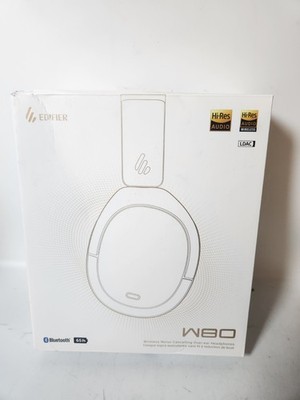 Edifier W80 Over Ear Headphones with -49dB Active Noise Cancelling, Ivory