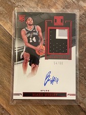 2022-23 Panini Impeccable - Elegance Rookie Jersey Autographs Blake Wesley #125