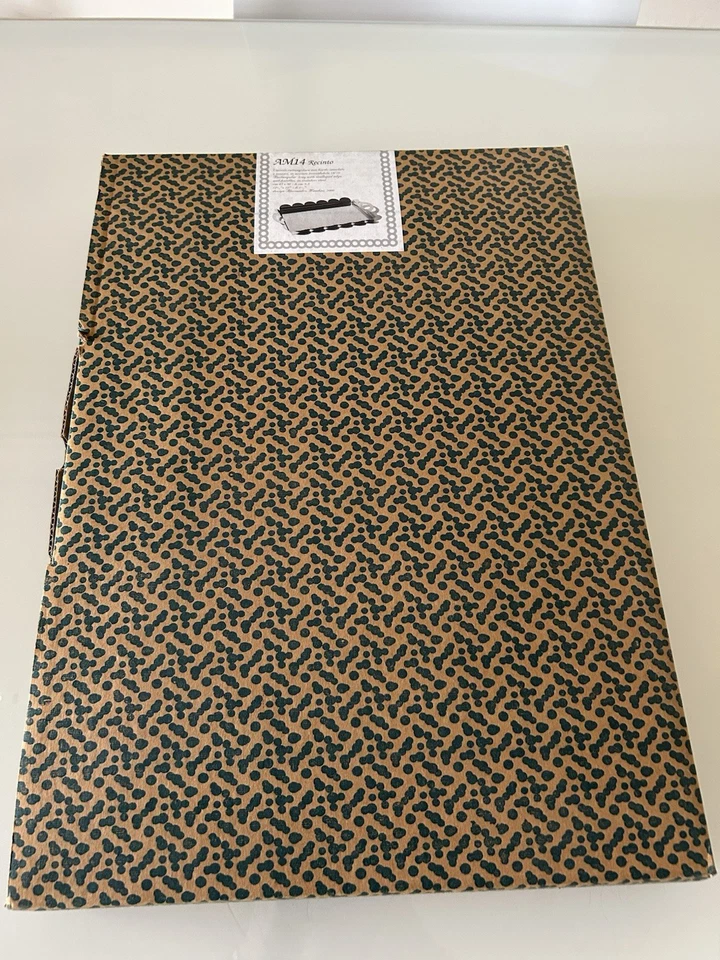 alessi vassoio AM14 recinto rettangolare grande Alessandro Mendini nuovo 2000 - Immagine 2 di 4