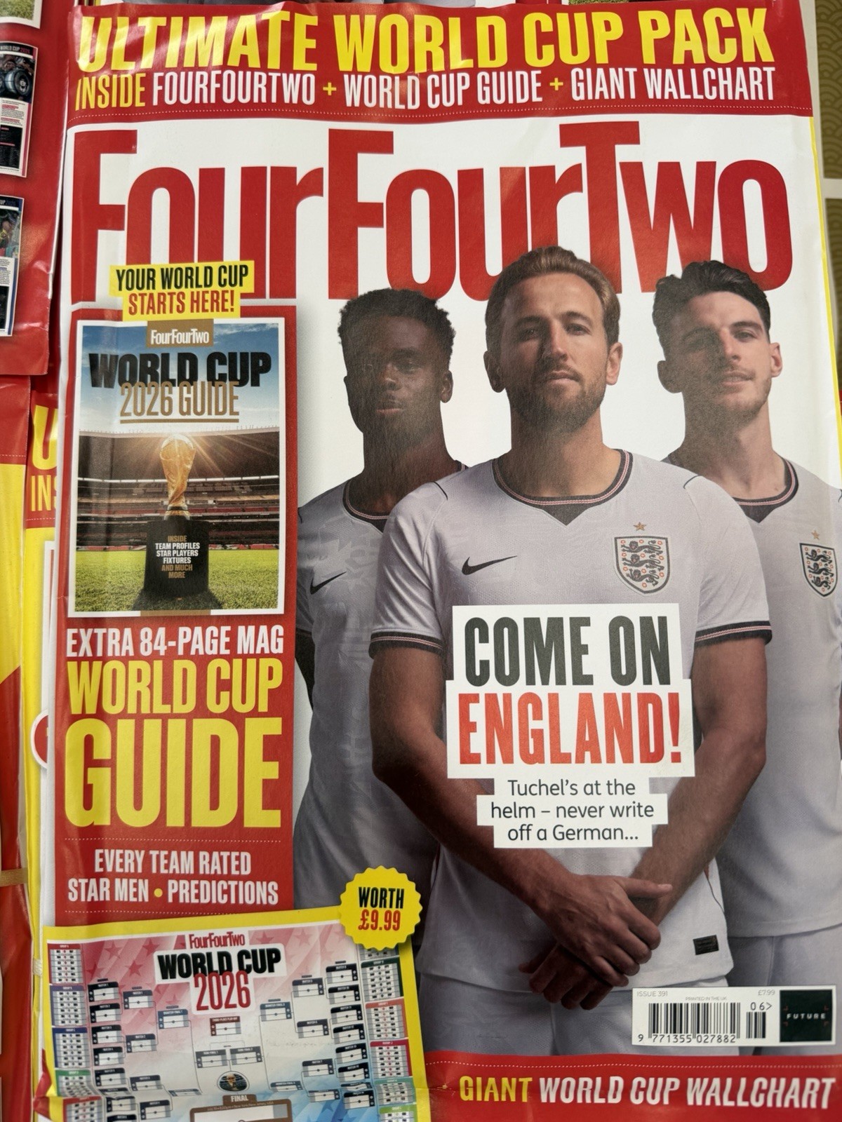 Four Four Two magazine ultimate World Cup Preview+ GIANT WALLCHART+WC GUIDE