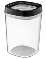 Kadax LebensmittelbehäLter, 1000 Ml, Mit Schwarzem Deckel