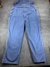 KEY Imperial Blue Denim Work Overalls 46X30