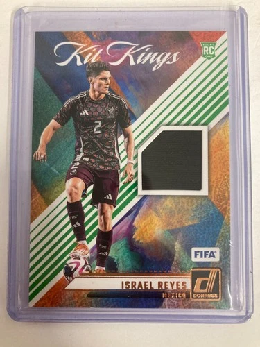 PANINI DONRUSS SOCCER 24/25 ISRAEL REYES MEXICO KIT KINGS RELIC PATCH .
