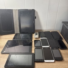 Lot 15 Cell Phones iPads  Parts or Repair Gold Recovery AS-IS A4