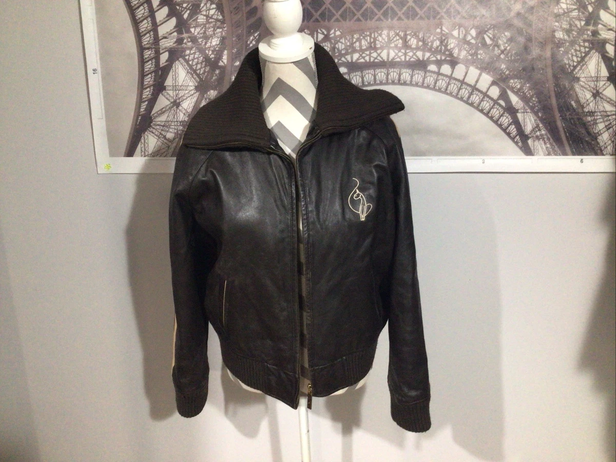 Baby Phat Brown Leather Outer Shell Coats, Jackets & Vests for