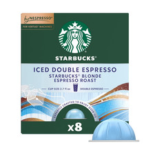 Starbucks Nespresso Vertuo Iced Double Espresso Blonde Roast 8 Pods Coffee