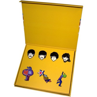 The Beatles Yellow Submarine Characters Boxed Pin Badge Set One Size