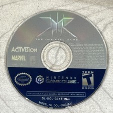 X-Men: The Official Game (Nintendo GameCube, 2006) Game Disc Only