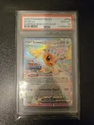 Pokémon eevee 075 /131 Prismatic Evolutions Surprise Box stamped promo PSA 10