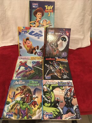 StoryReader Me Reader Lot 7 HC Books Disney Toy Story Marvel Wall E Up Avengers