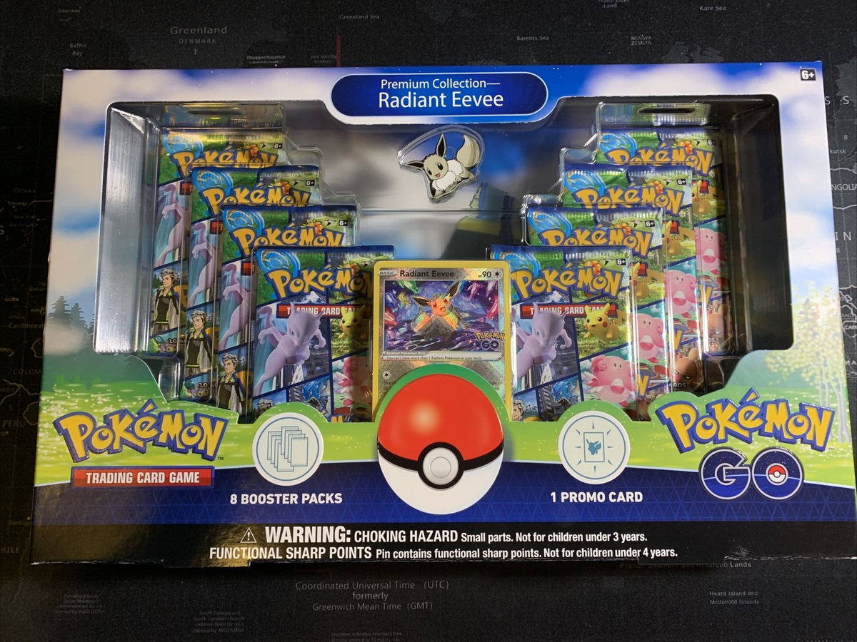 Radiant Eevee Premium Collection -Pokemon Go Set - Factory Sealed