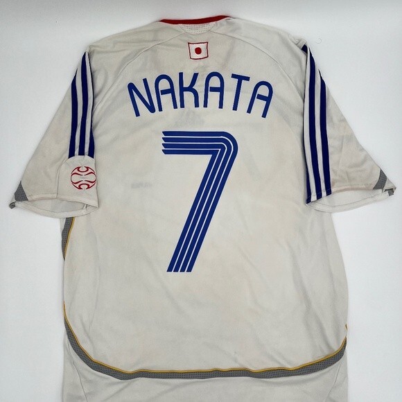 【美品】adidas 日本代表 NAKATA 7番 2006年W杯モデル　長袖 美品】adidas 日本代表 NAKATA 7番 2006年W杯モデル 長袖 - メルカリ