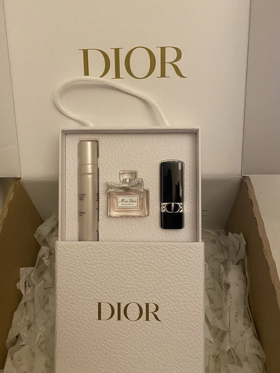 Dior Tri Axe Discovery Kit Miss Dior Dior 999 Lipstick Capture Totale gift  set