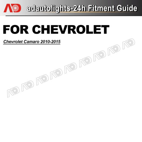 Smoked LED Side Marker Light For Chevy Camaro 2010-2015 Amber Red Front Rear 4x - Picture 12 of 12