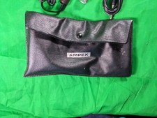 2 x Ampex Microphone 702 50K OHM Dynamic Vintage With Pouch