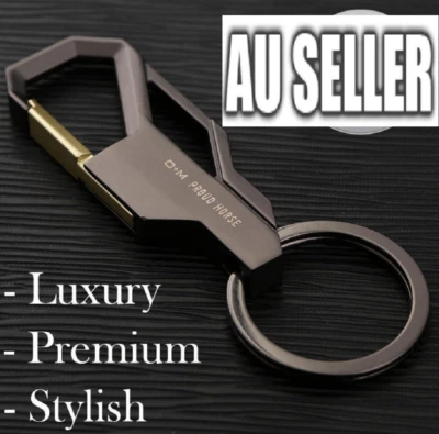 Stylish Metal Car Key Rings Alloy Chain Heavy Duty Gift Keyring Keychain Holder - image 1 of 4