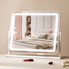 VEVOR Lighted Makeup Mirror 3 Colors LED Vani...