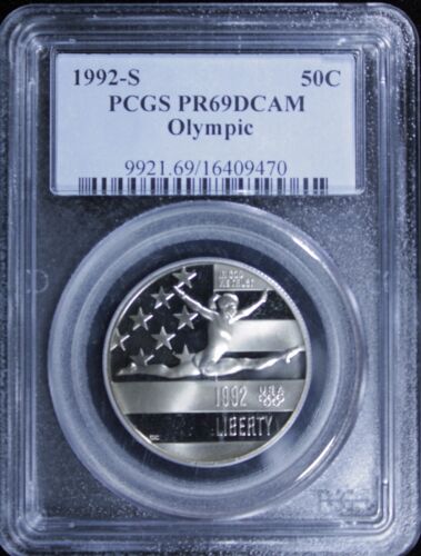 1992-S PCGS PR69DCAM Olympic Clad Commemorative Proof 50C (2430827) - Picture 1 of 4