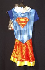 New Without Tags Girls DC Super Hero Supergirl Costume Dress Medium 8-10