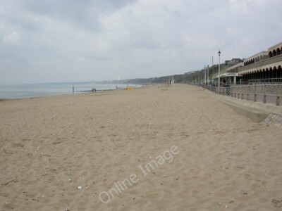 Photo 6x4 Southbourne Beach Christchurch/SZ1592 A seen from its eastern  c2010