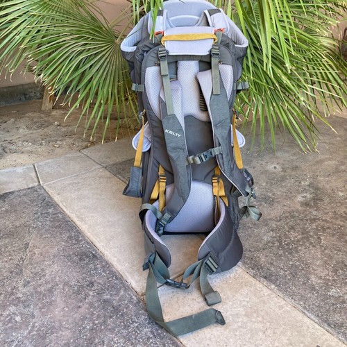 Mochila de senderismo portabebés Kelty Journey PerfectFit sombra oscura - Imagen 3 de 12