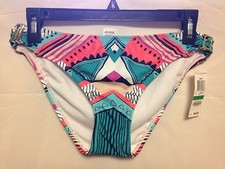 Bar III Printed Hipster Bikini Bottom Multi 4MB8M93M NWT