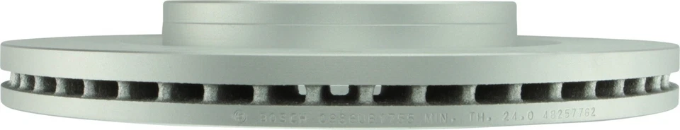 Rotor de freio a disco Bosch QuietCast dianteiro para 2011-2017 Nissan Juke - Imagem 3 de 4