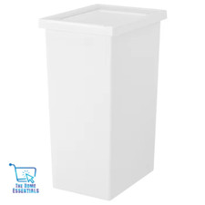 IKEA Waste Bin with Lid 42L Paper Waste Bin Durable Trash Can Heavy Duty Dustbin