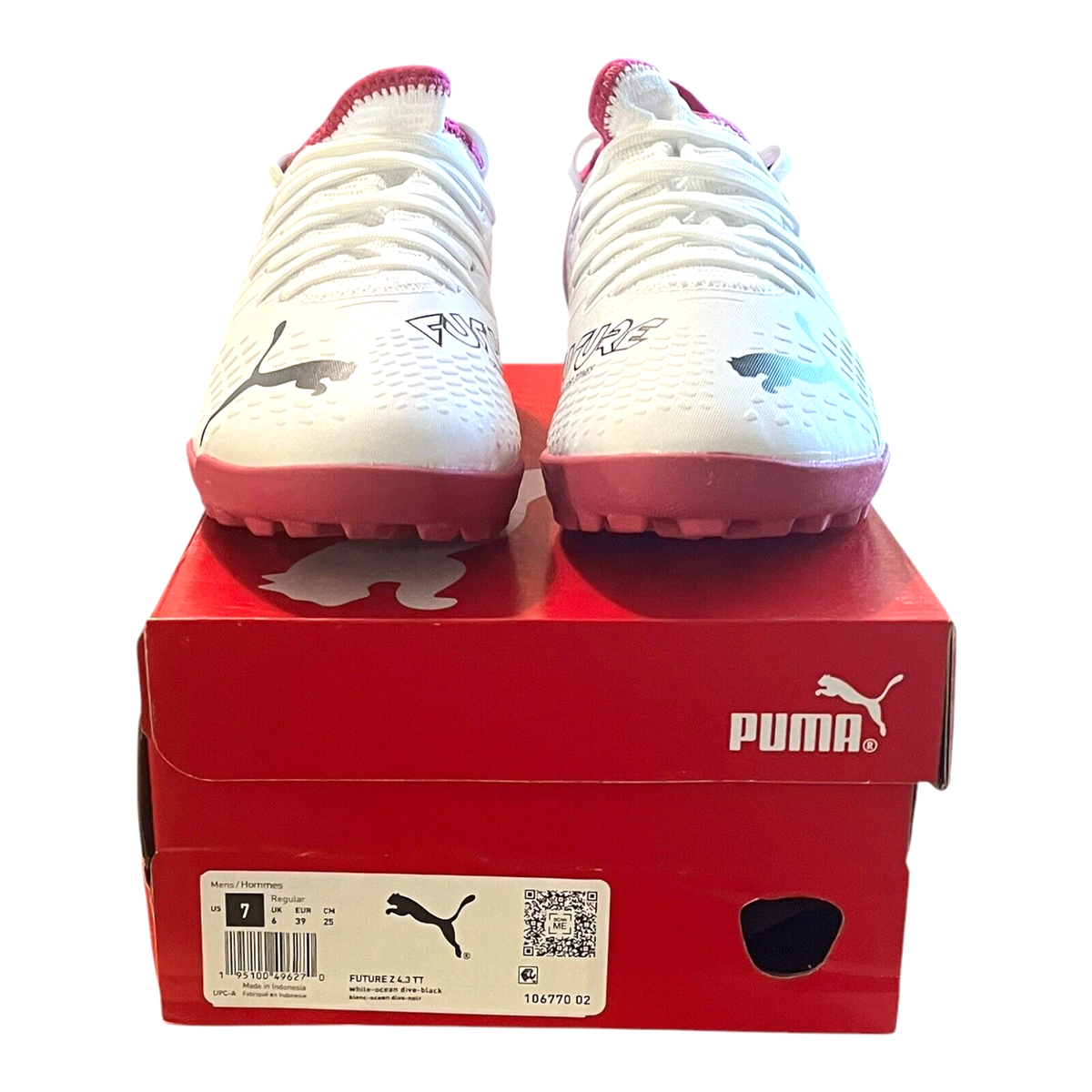 Puma Z 4.3 TT Future Creator Zones White Pink Men's Indoor Soccer