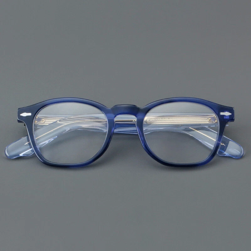 Retro Square Acetate Thick Eyeglasses Hand Made Glasses Frames Men Women Vintage