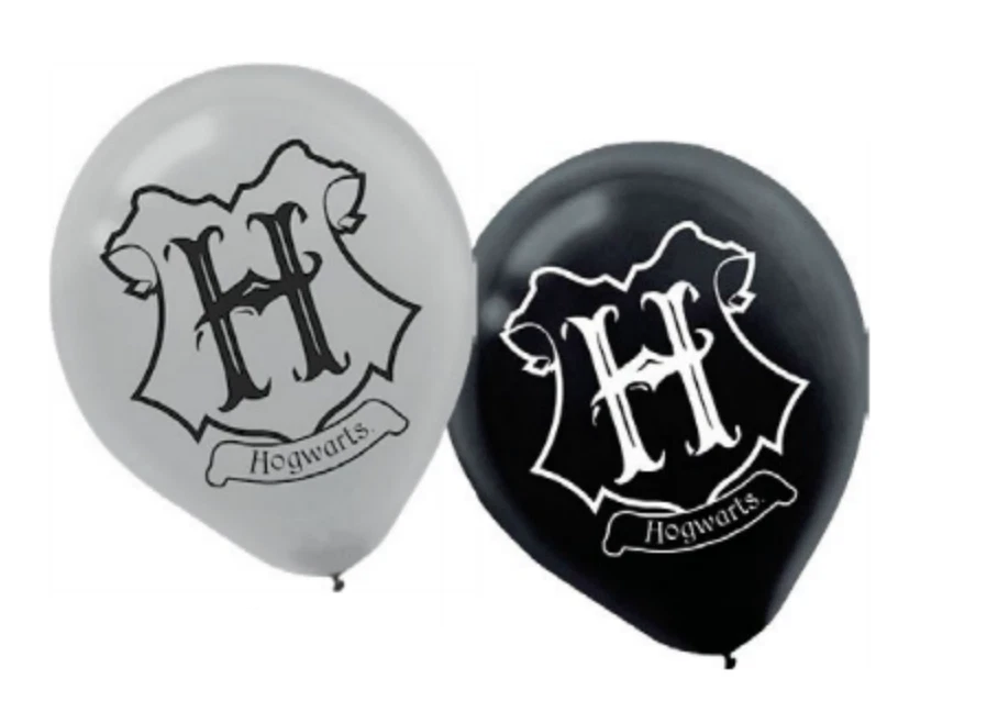 Globos de látex Harry Potter, decoración de fiesta de cumpleaños, mago Hogwarts 12ct. Foto 3 de 4