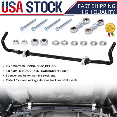24mm Rear Sway Bar End Link Kit for 92-00 Honda Civic 94-01 Acura Integra DC2