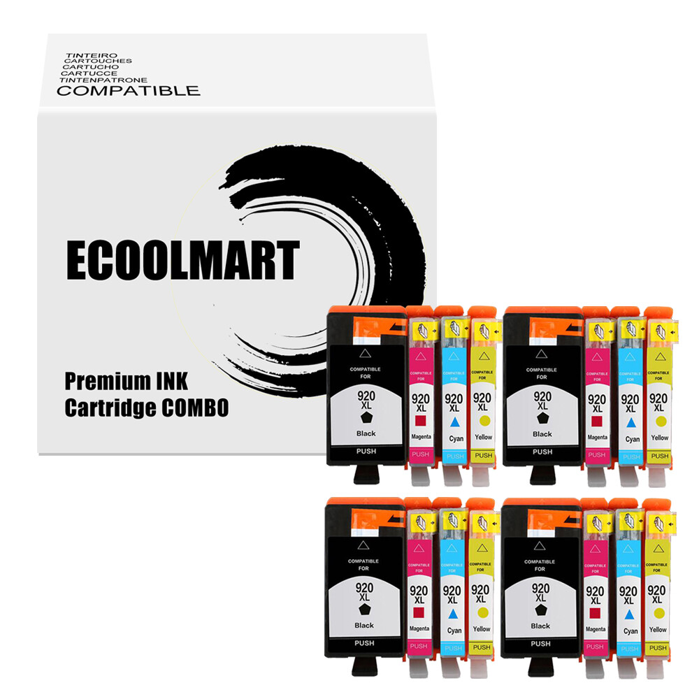 16PK Ink Cartridge replace for HP 920XL Officejet 7000A 6500A E709a E710a E809a