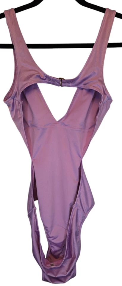 Купальник Victorias Secret размер S розовый с вырезом Lagos широкий ремень бикини цельный - Изображение 2 из 4