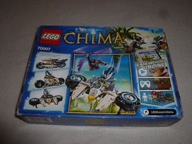 NEW IN BOX LEGO LEGENDS OF CHIMA 70007 EGLORS TWIN BIKE NIB LEGOS SET 223 PCS 
