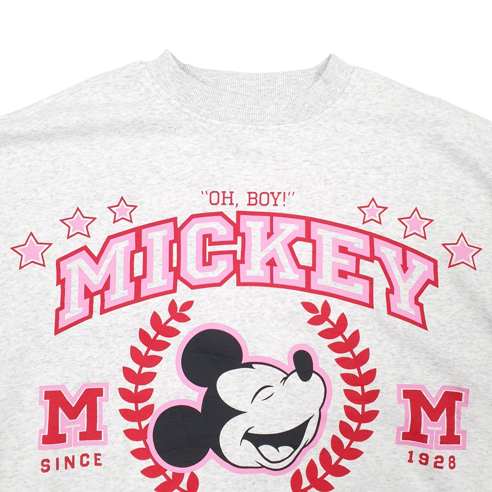 DISNEY Crewneck Cotton Blend Jumper Sweatshirt Womens S image 2