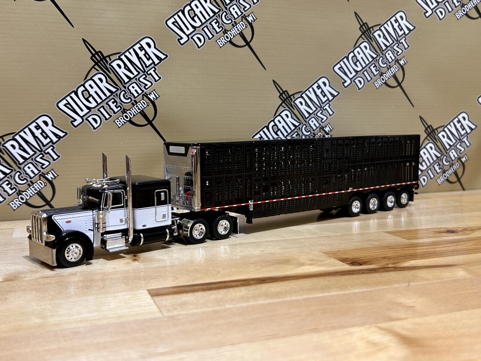 DCP 1/64 Peterbilt Wilson Quad Axle Cattle Pot Trailer Semi Truck Farm Toy Nib eBay