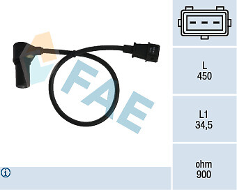 FAE 79074 Impulsgeber, Kurbelwelle For Opel Saab Vauxhall-image