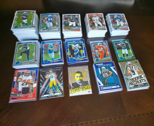 2023 Panini Optic Football Big 284 Card Lot, SSPs, Parallels, Rookies, Blazers
