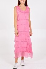Layered Silk Maxi Dress, different colours, ideal for an evening event