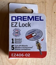 Dremel Genuine 1-1/2" (3.2 mm) EZ Lock Cut-Off Wheel Starter Kit - EZ406-02