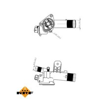 Thermostat KüHlmittel 89°C FüR Renault Megane III Grandtour ScéNic II