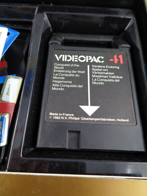 Jeu Vidéo Rétro 'La Conquête Du Monde' N°41 Pour Philips Videopac - Édition 1982, Bon état